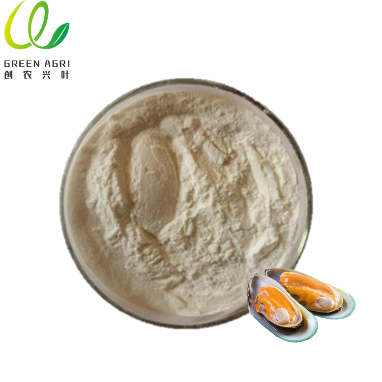 Pó de mexilhão de lábios verdes